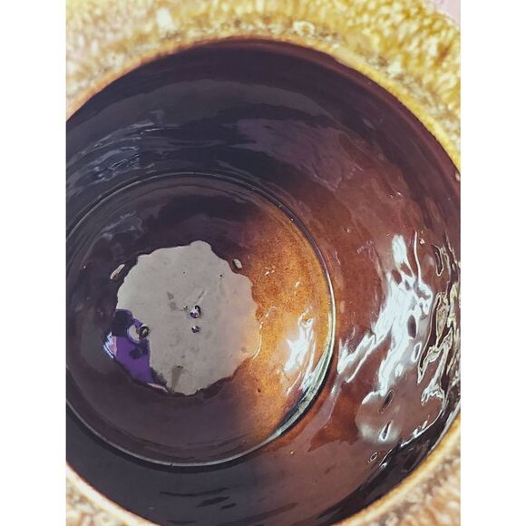 Hull Pottery Brown Drip Cookie Jar With Lid - Picture 8 of 11